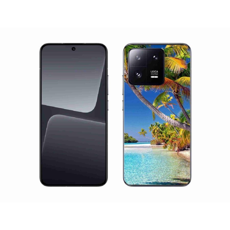 Gelový obal mmCase na mobil Xiaomi 13 - mořská pláž