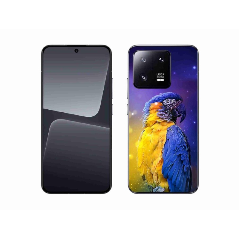 Gelový obal mmCase na mobil Xiaomi 13 - papoušek ara 1