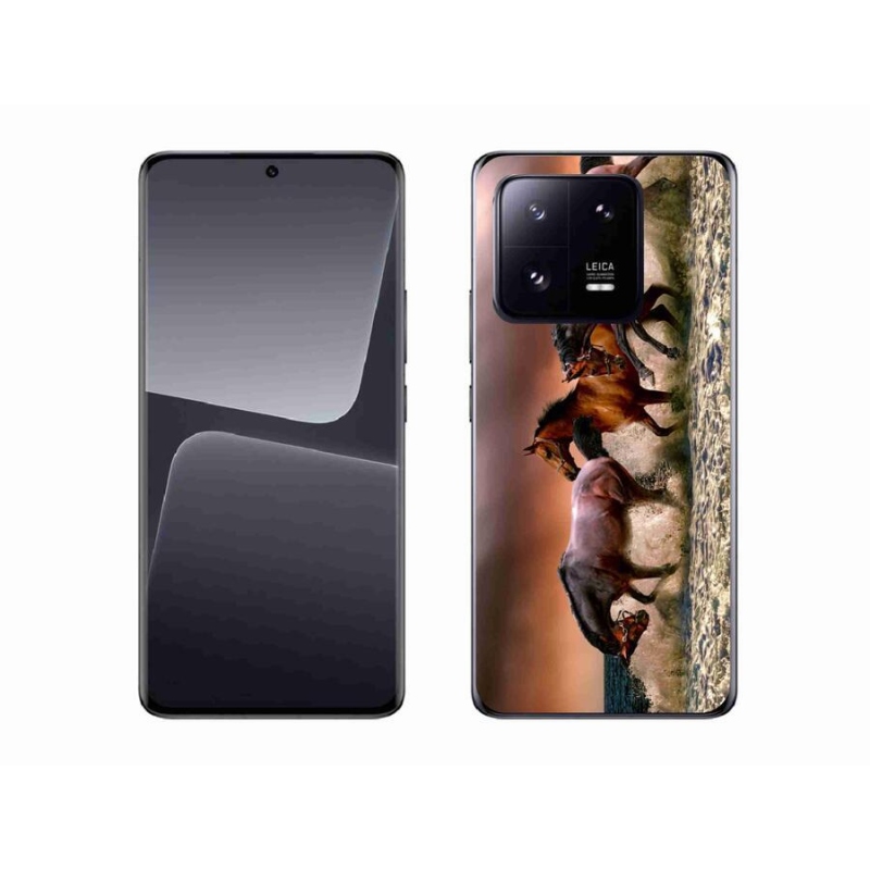 Gelový obal mmCase na mobil Xiaomi 13 Pro - koně 1