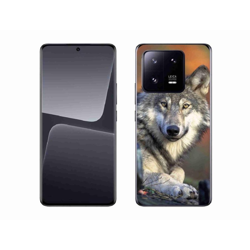 Gelový obal mmCase na mobil Xiaomi 13 Pro - vlk