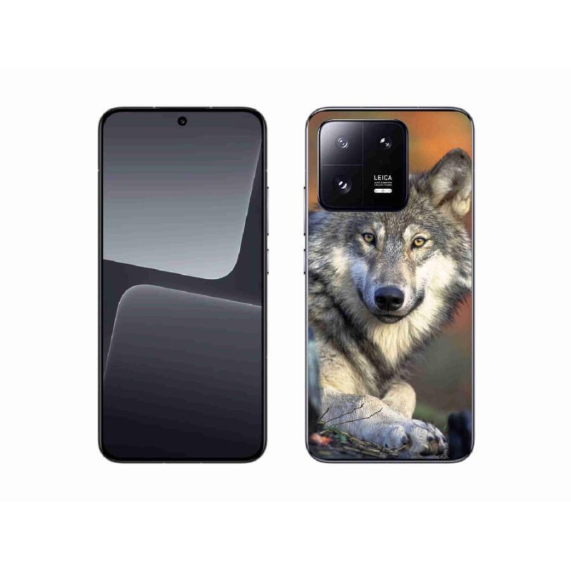 Gelový obal mmCase na mobil Xiaomi 13 - vlk