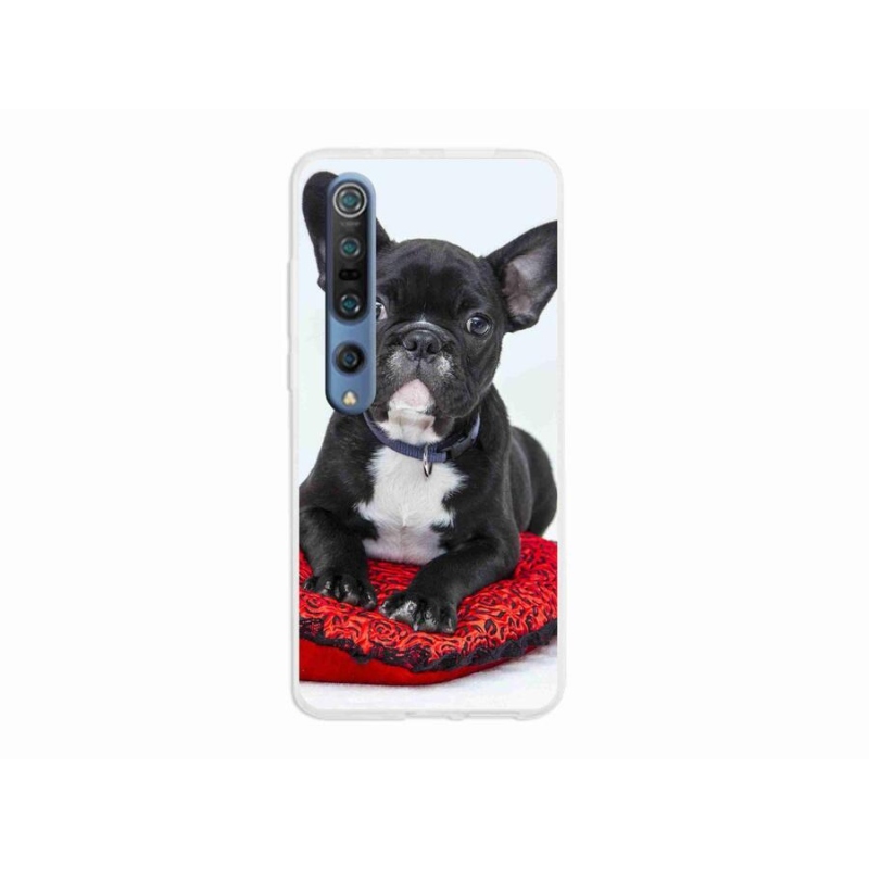 Gelový obal mmCase na mobil Xiaomi Mi 10 - buldok