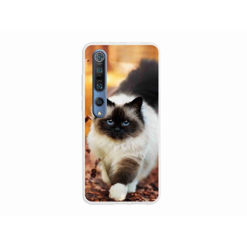 Gelový obal mmCase na mobil Xiaomi Mi 10 - kočka 1