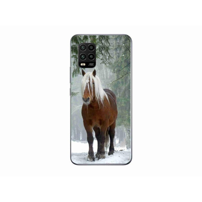 Gelový obal mmCase na mobil Xiaomi Mi 10 Lite - kůň v lese
