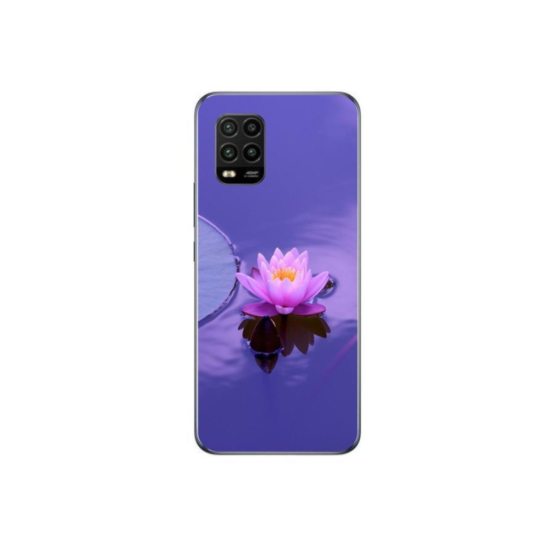 Gelový obal mmCase na mobil Xiaomi Mi 10 Lite - květ na hladině