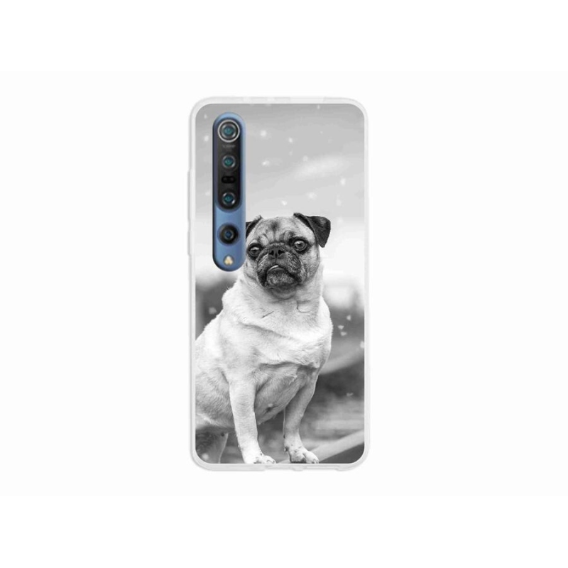 Gelový obal mmCase na mobil Xiaomi Mi 10 - mops