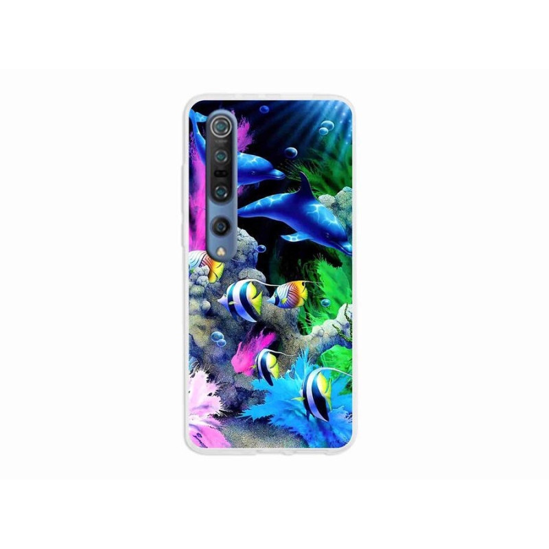 Gelový obal mmCase na mobil Xiaomi Mi 10 - mořský svět