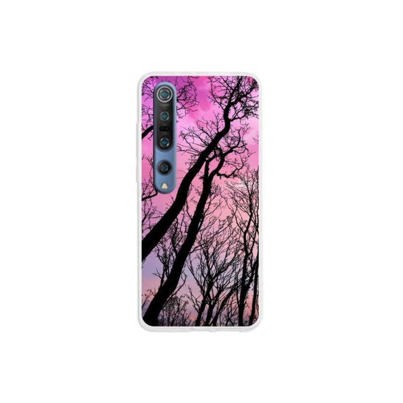 Gelový obal mmCase na mobil Xiaomi Mi 10 - opadané stromy