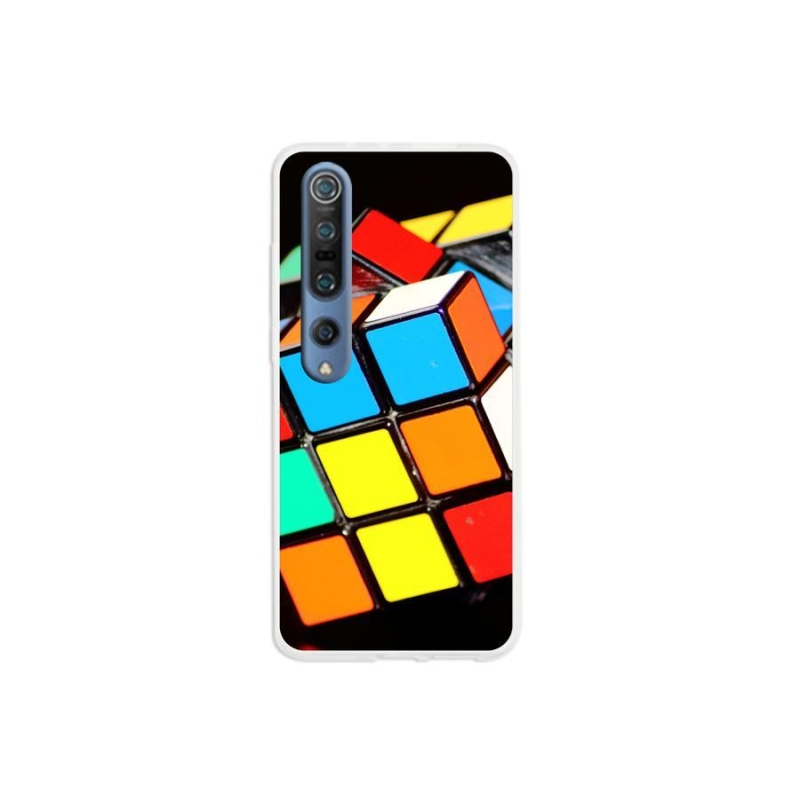 Gelový obal mmCase na mobil Xiaomi Mi 10 Pro - rubikova kostka