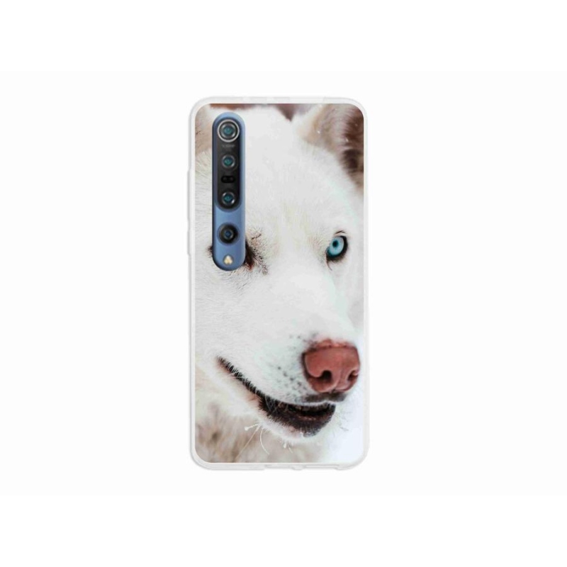 Gelový obal mmCase na mobil Xiaomi Mi 10 - psí pohled