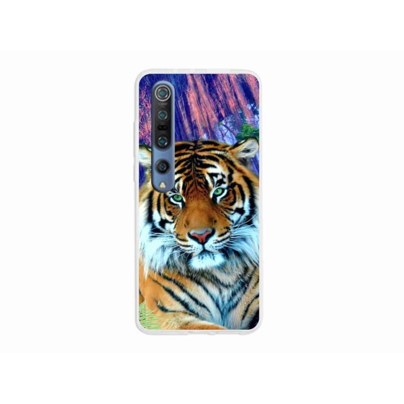Gelový obal mmCase na mobil Xiaomi Mi 10 - tygr