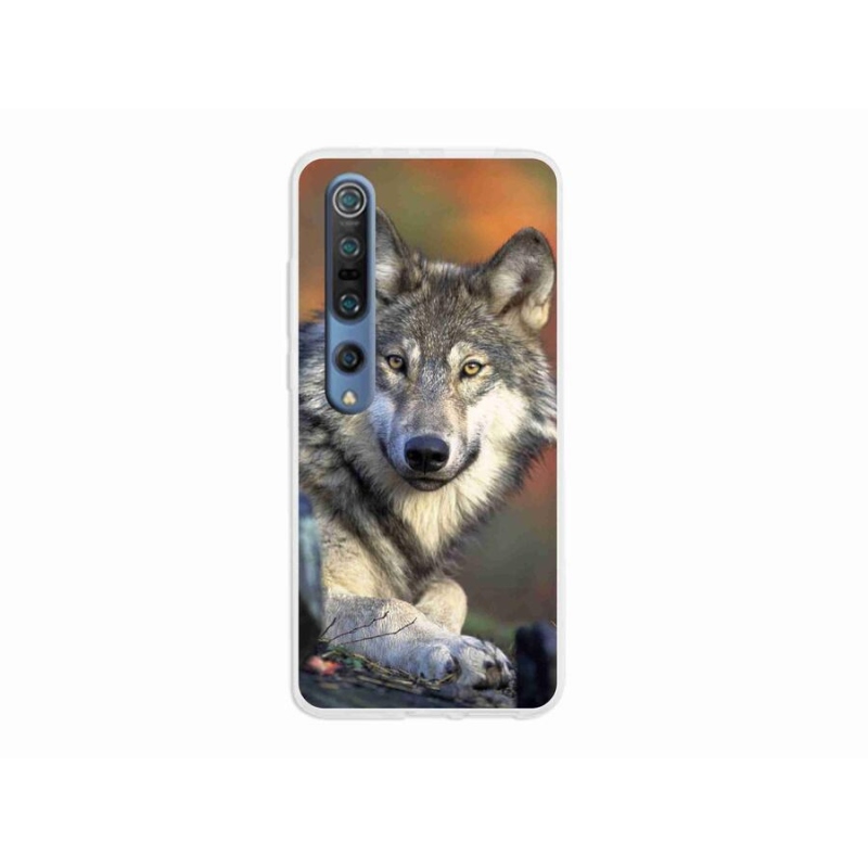 Gelový obal mmCase na mobil Xiaomi Mi 10 - vlk