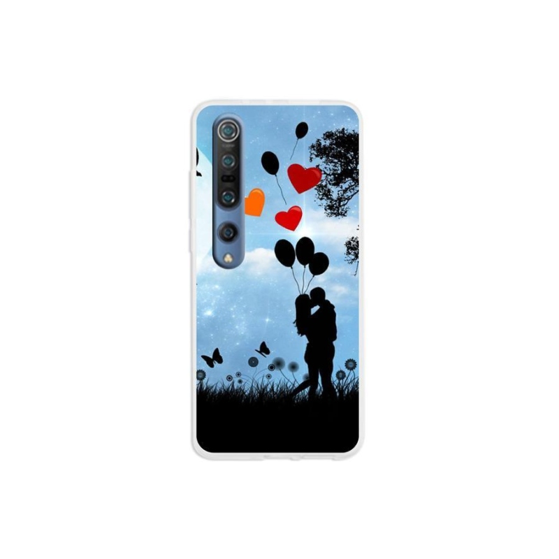 Gelový obal mmCase na mobil Xiaomi Mi 10 - zamilovaný pár