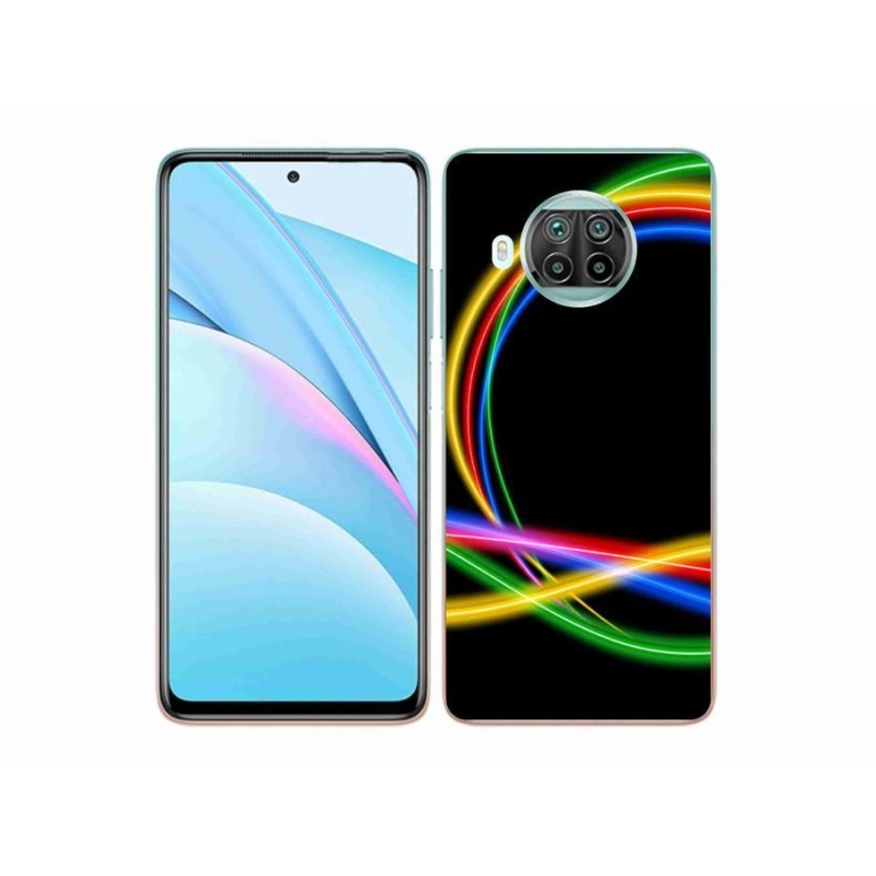 Gelový obal mmCase na mobil Xiaomi Mi 10T Lite 5G - neonové kruhy