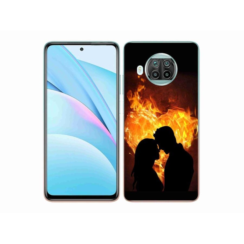 Gelový obal mmCase na mobil Xiaomi Mi 10T Lite 5G - ohnivá láska