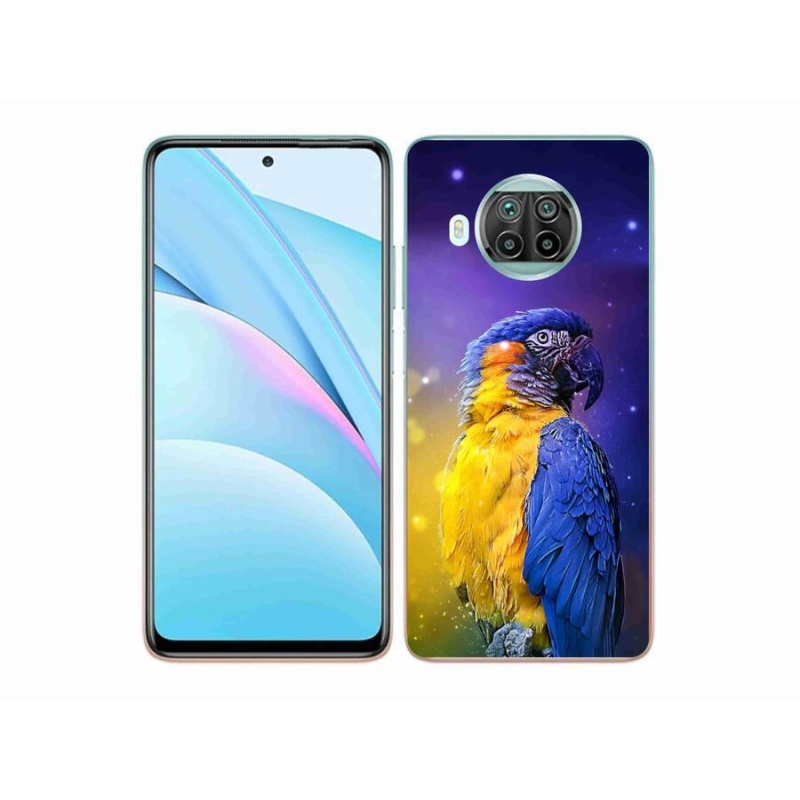 Gelový obal mmCase na mobil Xiaomi Mi 10T Lite 5G - papoušek ara 1