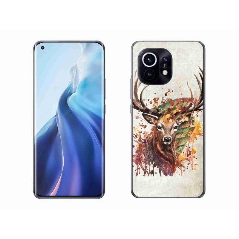 Gelový obal mmCase na mobil Xiaomi Mi 11 - jelen 1