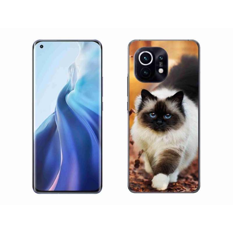 Gelový obal mmCase na mobil Xiaomi Mi 11 - kočka 1