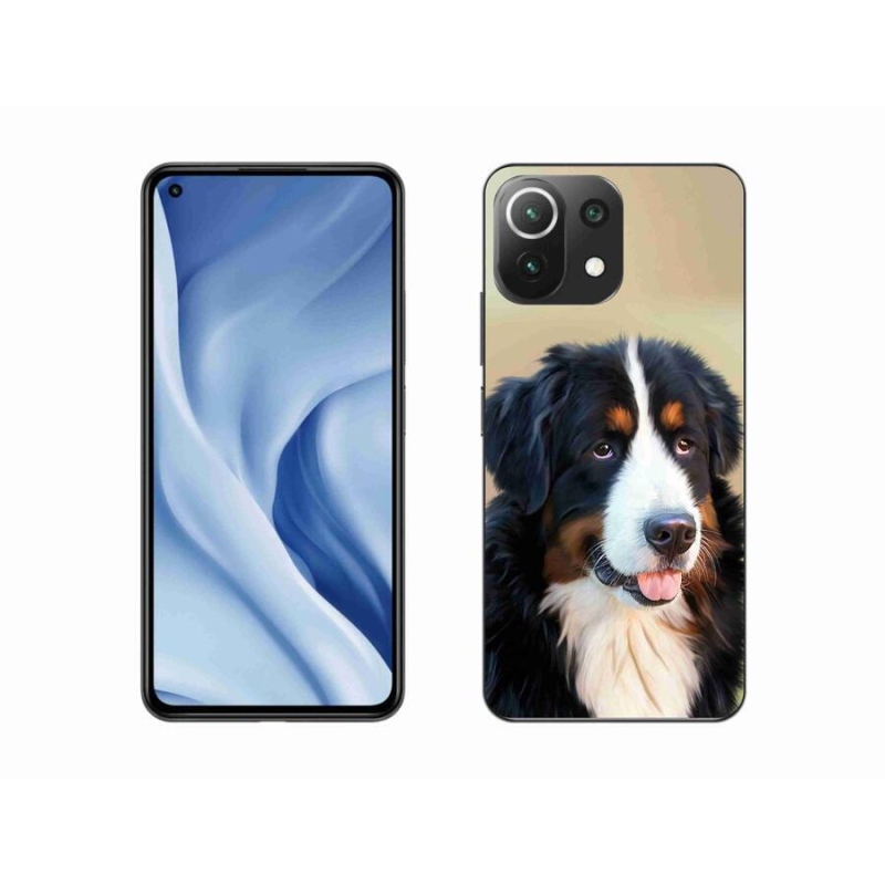 Gelový obal mmCase na mobil Xiaomi Mi 11 Lite 4G/5G - bernský salašnický pes