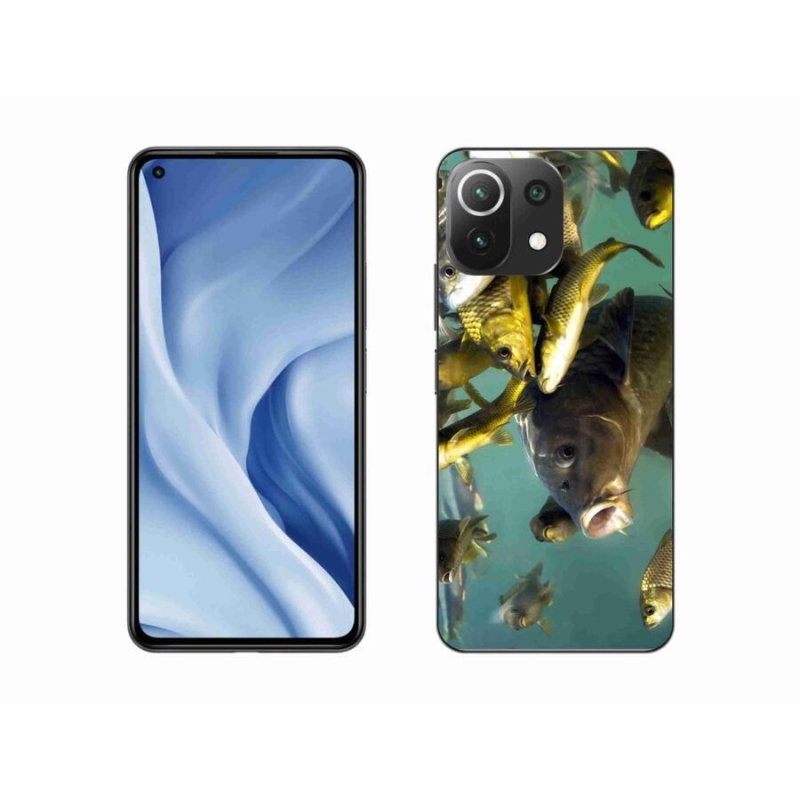 Gelový obal mmCase na mobil Xiaomi Mi 11 Lite 4G/5G - hejno ryb