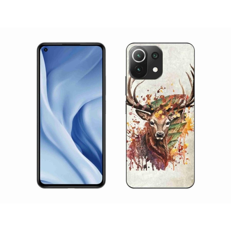 Gelový obal mmCase na mobil Xiaomi Mi 11 Lite 4G/5G - jelen 1