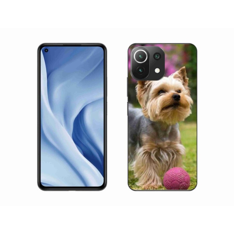 Gelový obal mmCase na mobil Xiaomi Mi 11 Lite 4G/5G - jorkšír 4