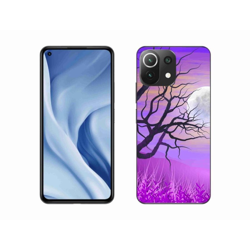 Gelový obal mmCase na mobil Xiaomi Mi 11 Lite 4G/5G - kreslený opadaný strom