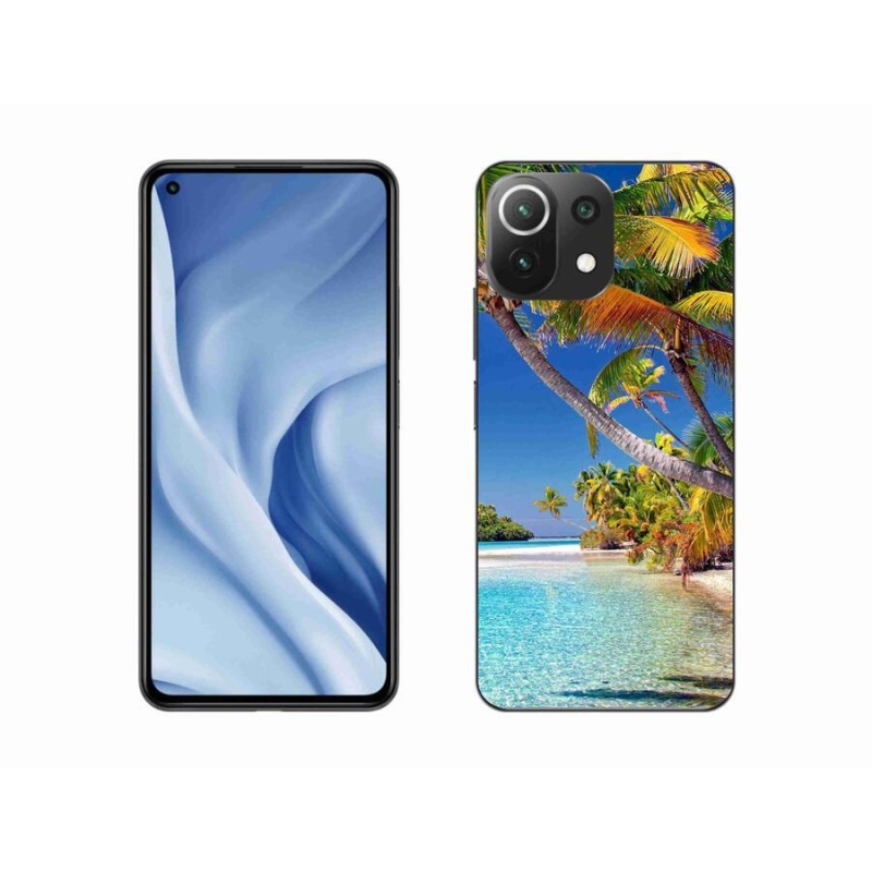 Gelový obal mmCase na mobil Xiaomi Mi 11 Lite 4G/5G - mořská pláž