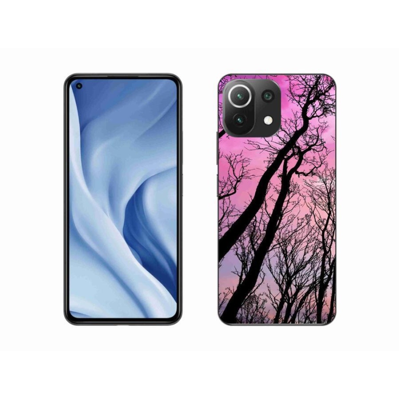 Gelový obal mmCase na mobil Xiaomi Mi 11 Lite 4G/5G - opadané stromy