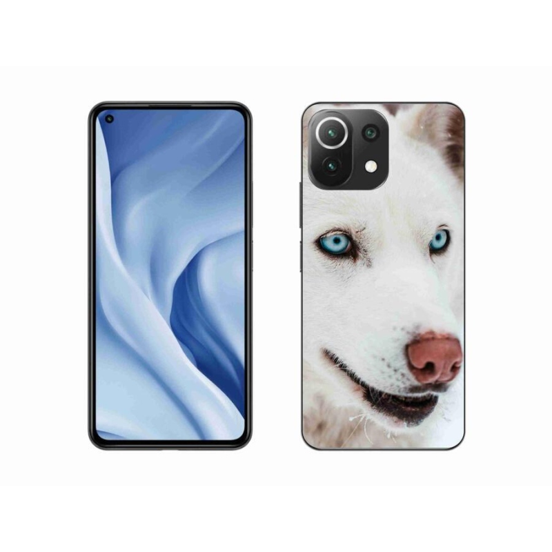 Gelový obal mmCase na mobil Xiaomi Mi 11 Lite 4G/5G - psí pohled