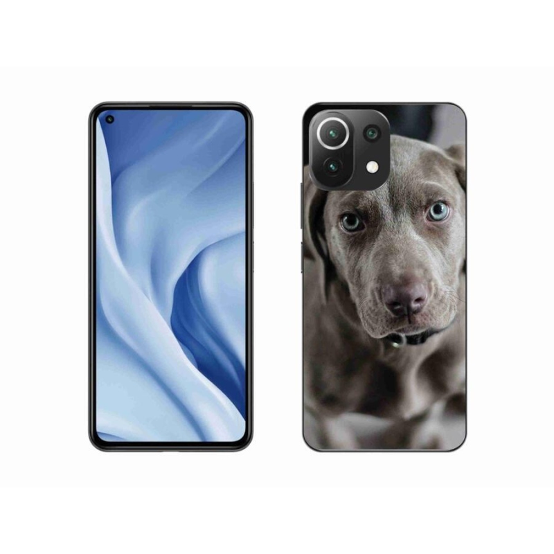 Gelový obal mmCase na mobil Xiaomi Mi 11 Lite 4G/5G - výmarský ohař
