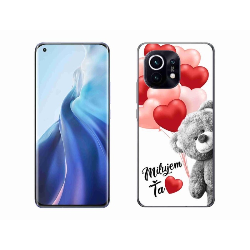 Gelový obal mmCase na mobil Xiaomi Mi 11 - milujem Ťa sk