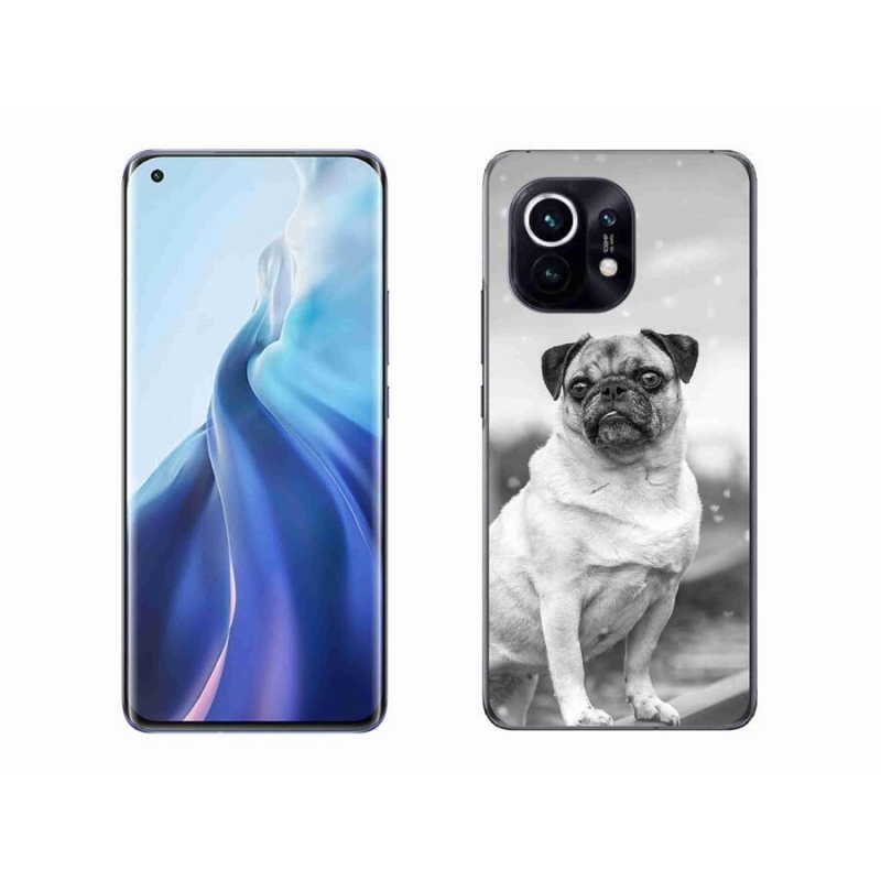 Gelový obal mmCase na mobil Xiaomi Mi 11 - mops