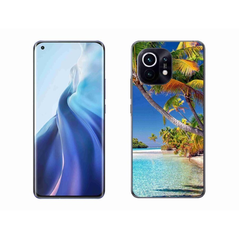 Gelový obal mmCase na mobil Xiaomi Mi 11 - mořská pláž