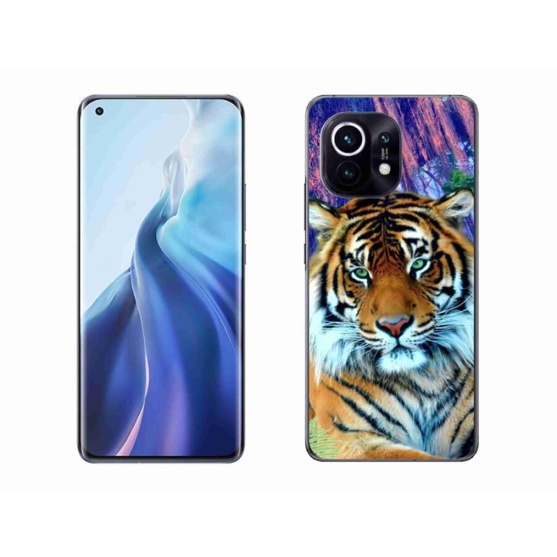 Gelový obal mmCase na mobil Xiaomi Mi 11 - tygr
