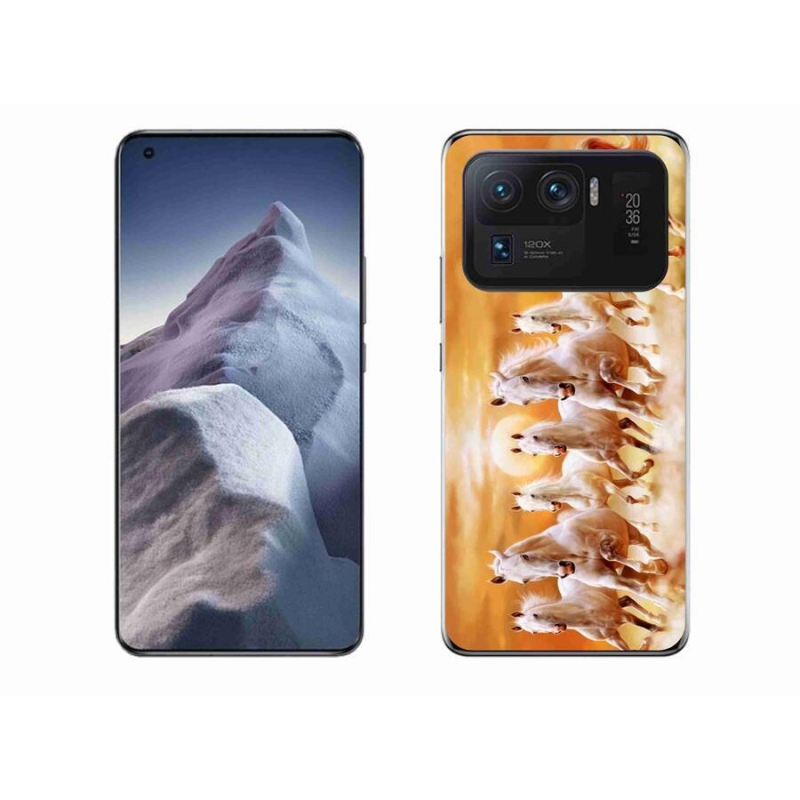 Gelový obal mmCase na mobil Xiaomi Mi 11 Ultra - koně 2