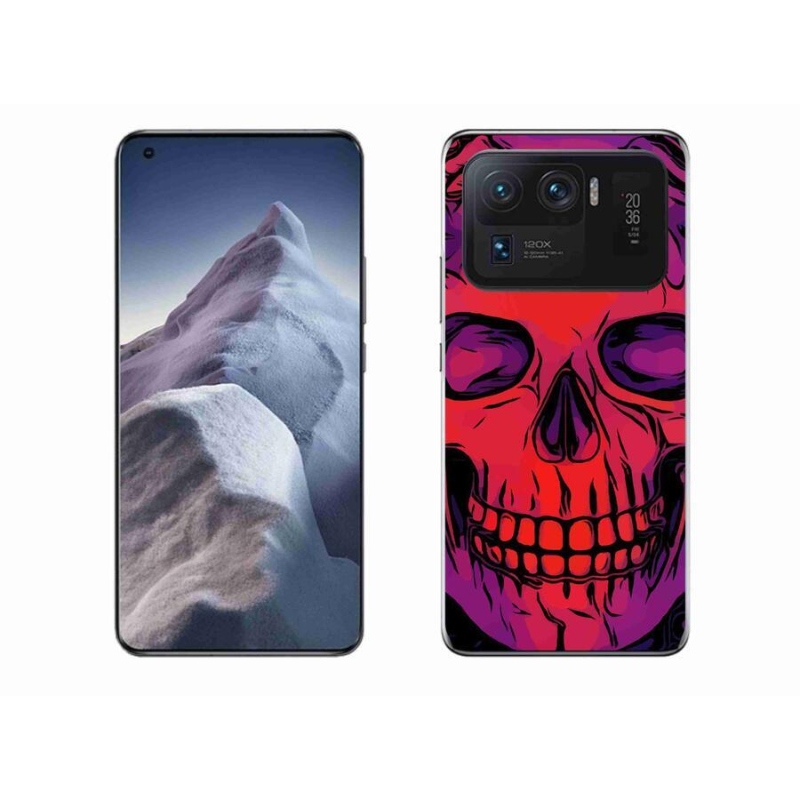 Gelový obal mmCase na mobil Xiaomi Mi 11 Ultra - lebka