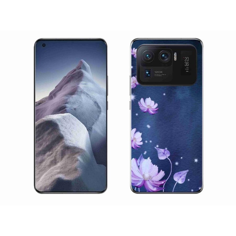 Gelový obal mmCase na mobil Xiaomi Mi 11 Ultra - padající květy