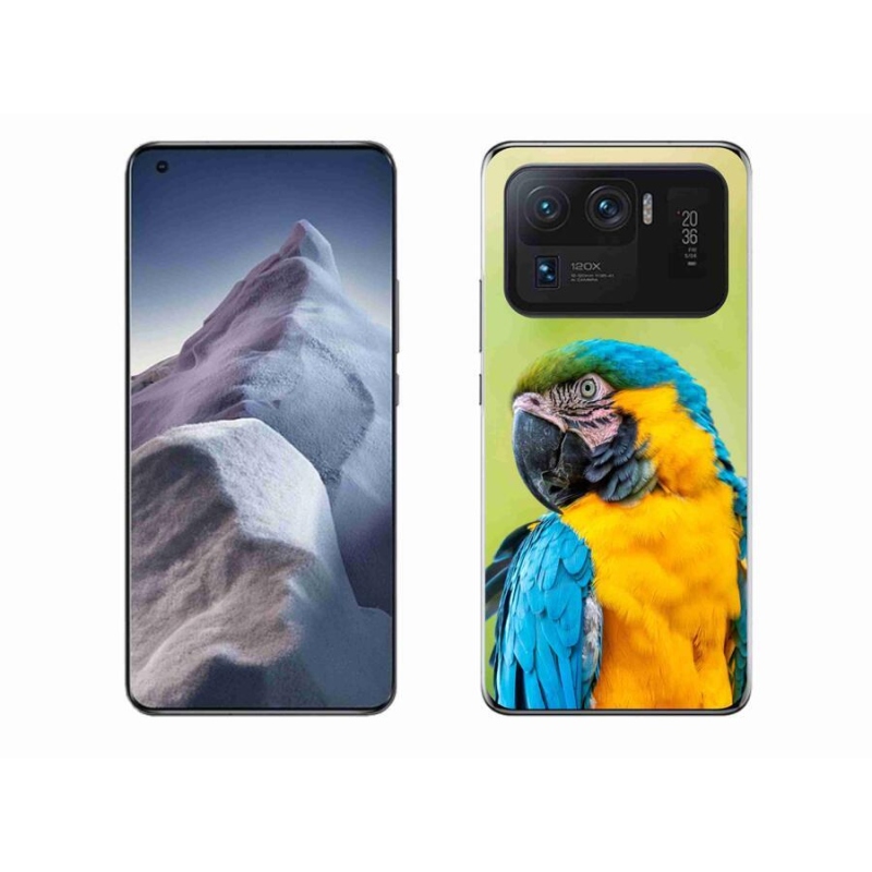 Gelový obal mmCase na mobil Xiaomi Mi 11 Ultra - papoušek ara 2