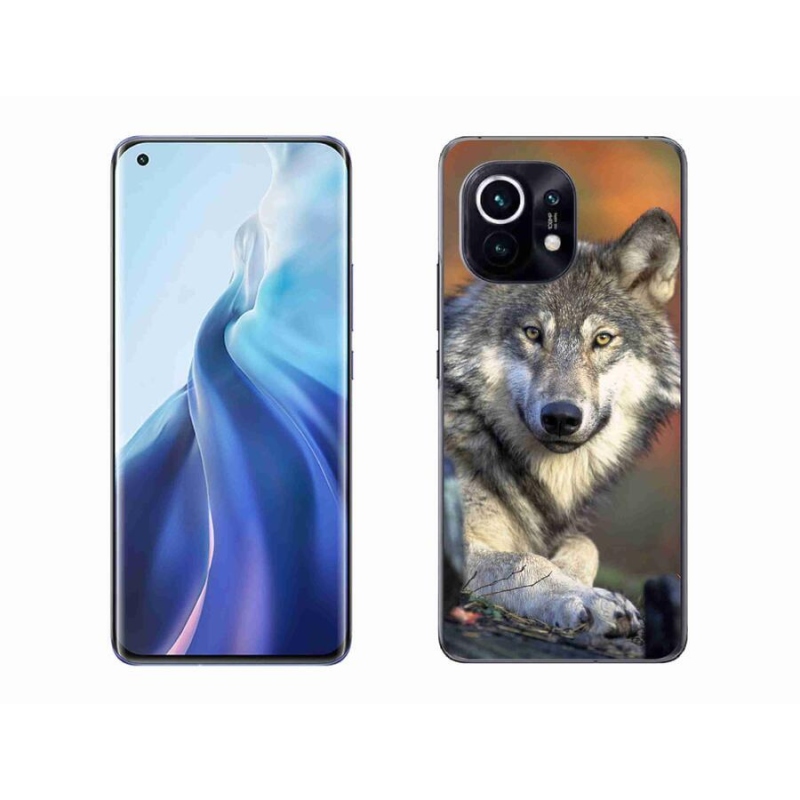 Gelový obal mmCase na mobil Xiaomi Mi 11 - vlk