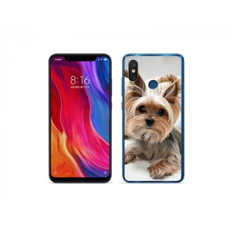 Gelový obal mmCase na mobil Xiaomi Mi 8 - jorkšír 5