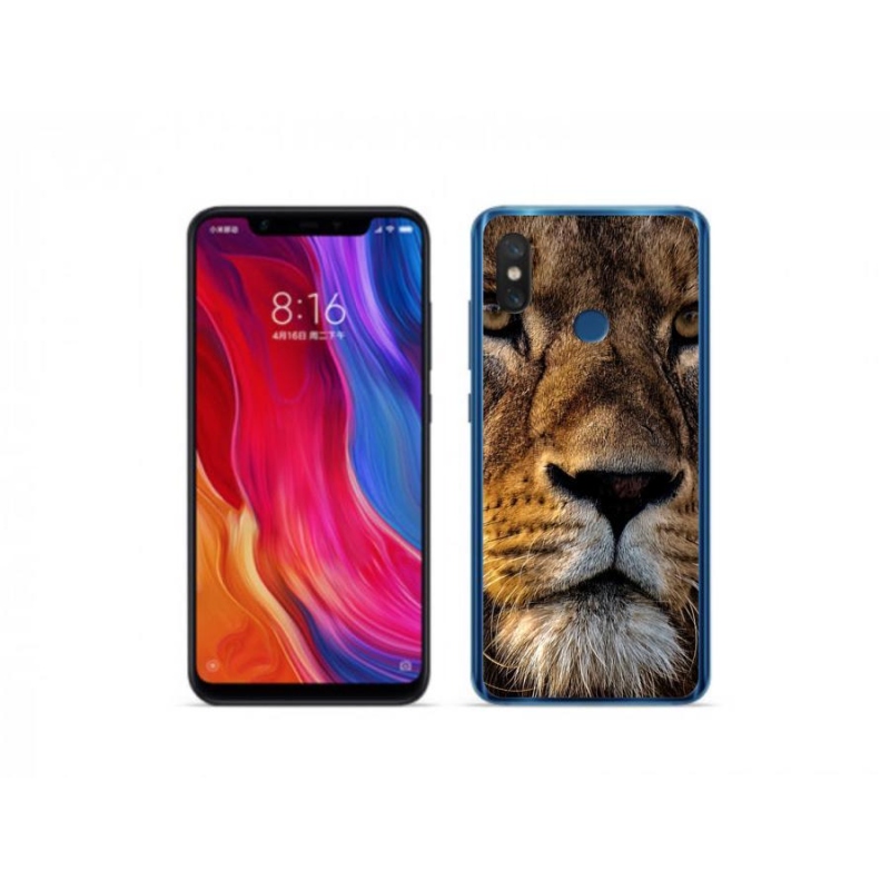 Gelový obal mmCase na mobil Xiaomi Mi 8 - lev