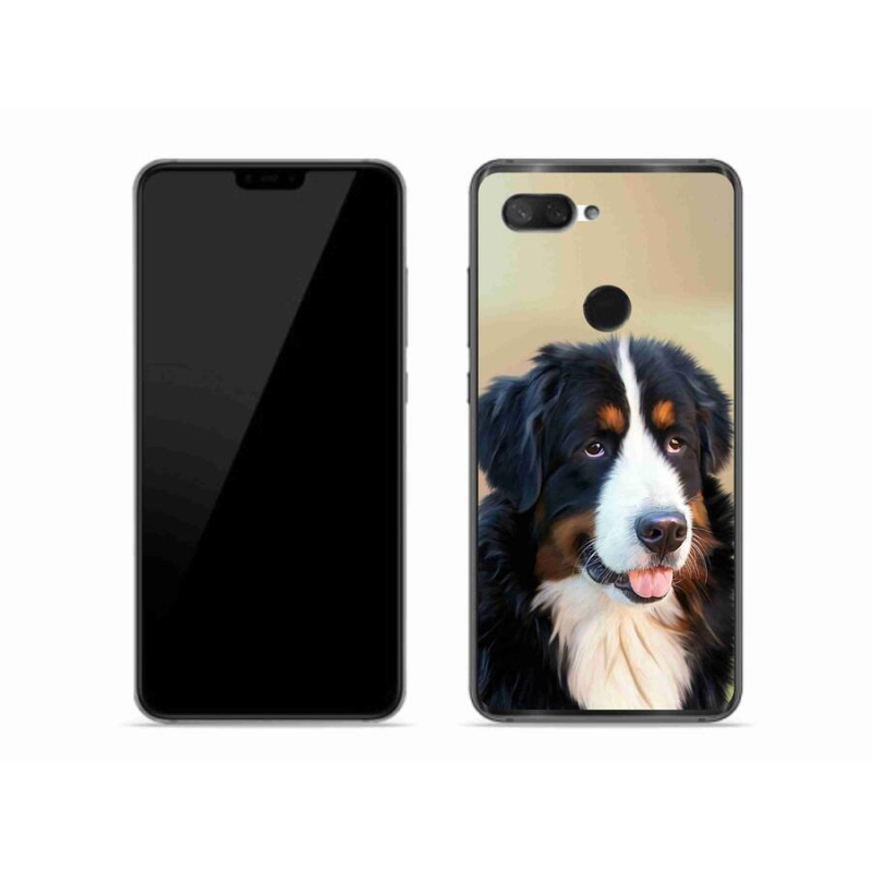 Gelový obal mmCase na mobil Xiaomi Mi 8 Lite - bernský salašnický pes