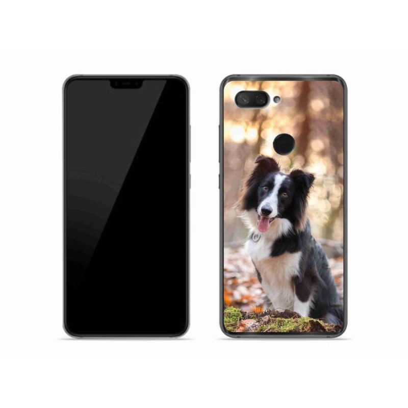 Gelový obal mmCase na mobil Xiaomi Mi 8 Lite - border kolie 1