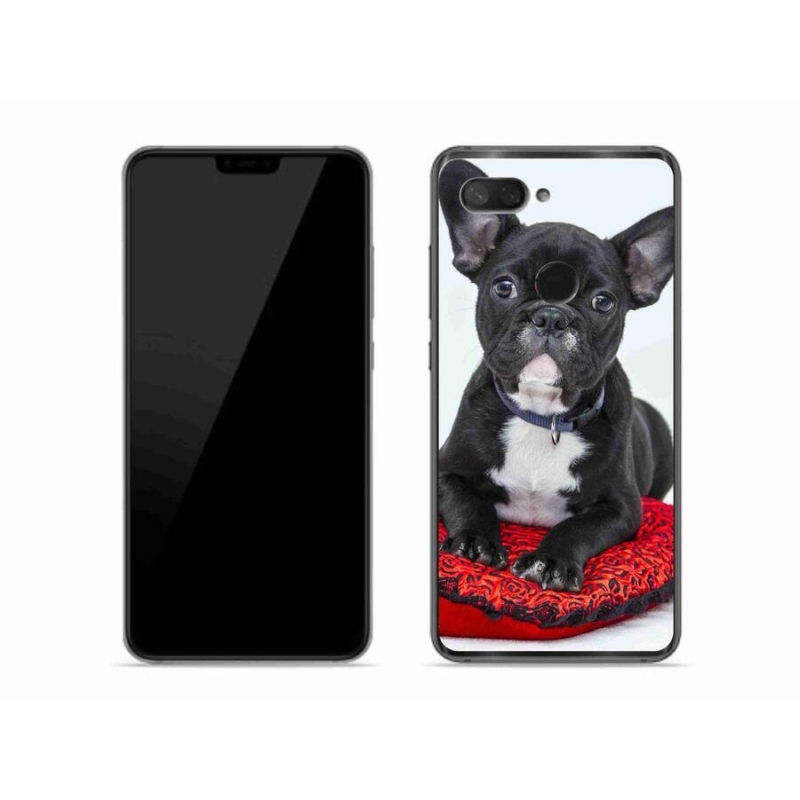 Gelový obal mmCase na mobil Xiaomi Mi 8 Lite - buldok