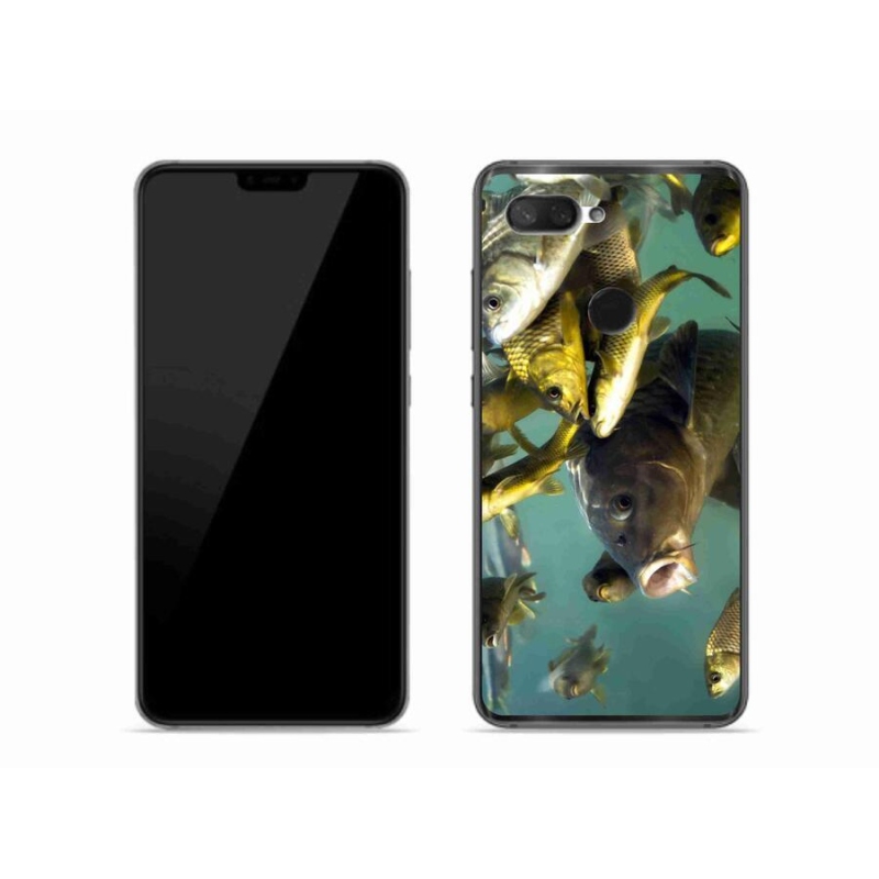 Gelový obal mmCase na mobil Xiaomi Mi 8 Lite - hejno ryb