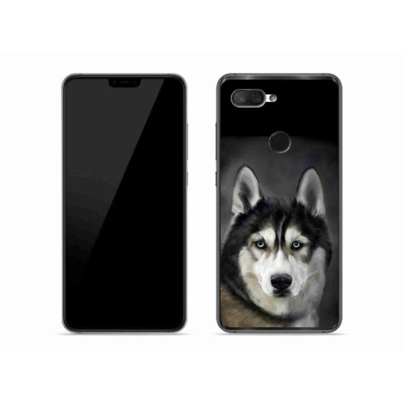 Gelový obal mmCase na mobil Xiaomi Mi 8 Lite - husky