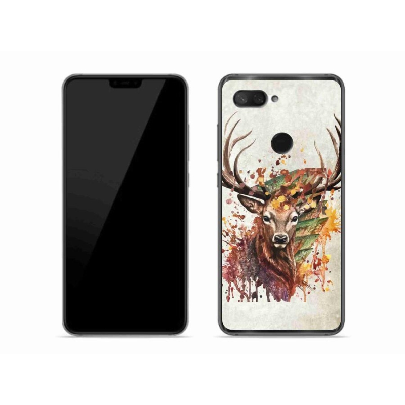 Gelový obal mmCase na mobil Xiaomi Mi 8 Lite - jelen 1