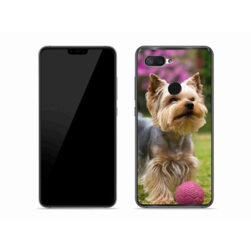 Gelový obal mmCase na mobil Xiaomi Mi 8 Lite - jorkšír 4