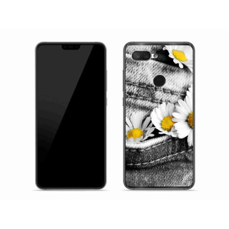 Gelový obal mmCase na mobil Xiaomi Mi 8 Lite - kopretiny